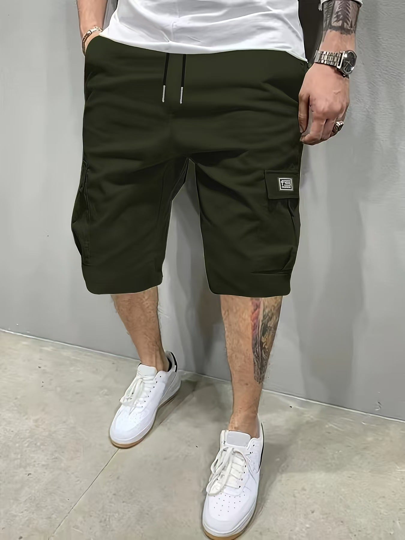 Men’s Casual Loose Multi-Pocket Cargo Work Pants